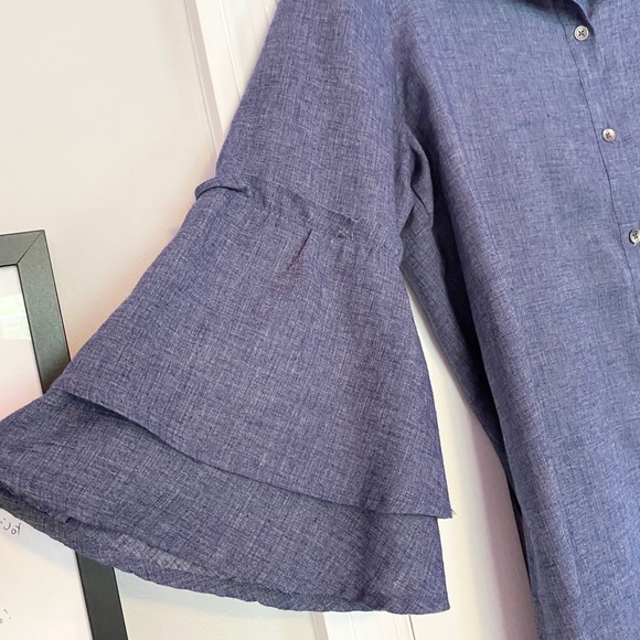 Splendid Chambray Button Down Dress - Picture 7 of 11